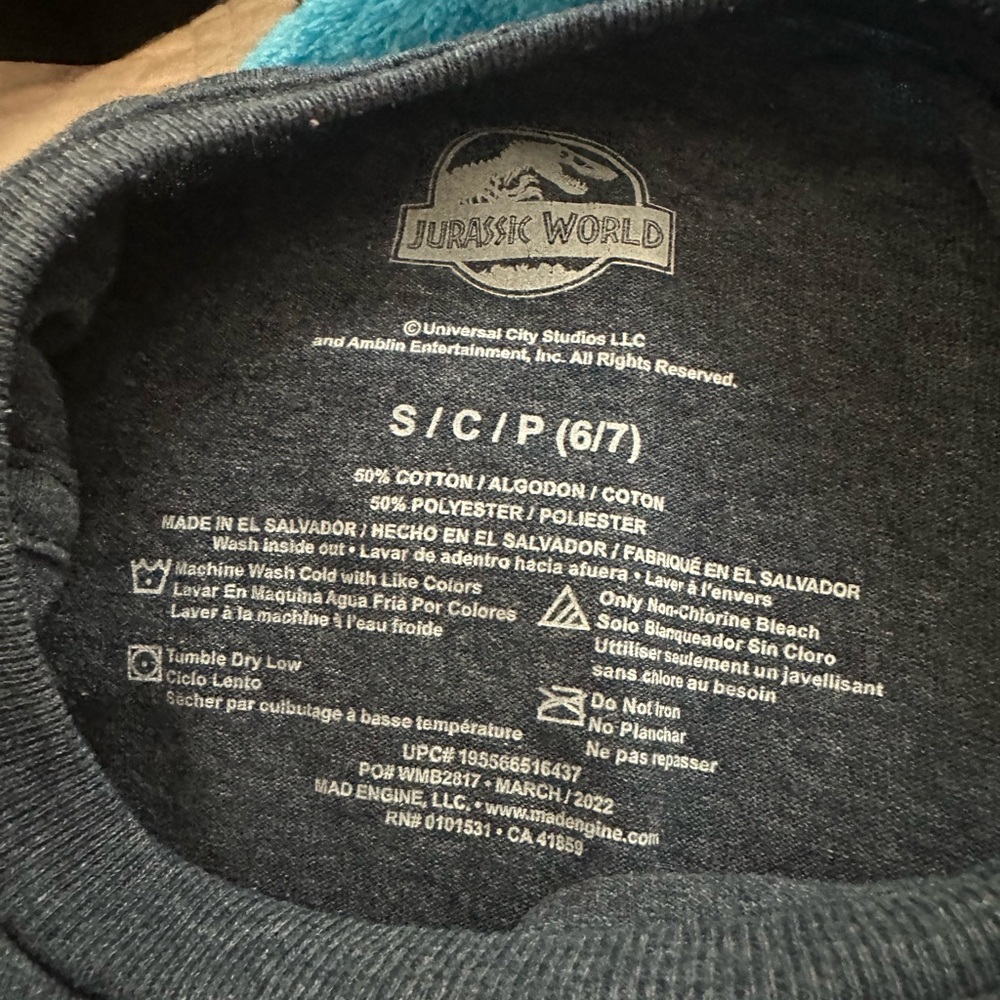 Kids T-Shirt - Navy Blue - Picture 3 of 3